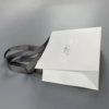 Customization - Bowknot - Gift Bag - Thread Ribbon3 Luxury Custom White Paper Gift Bag with Ribbon Bow Closure