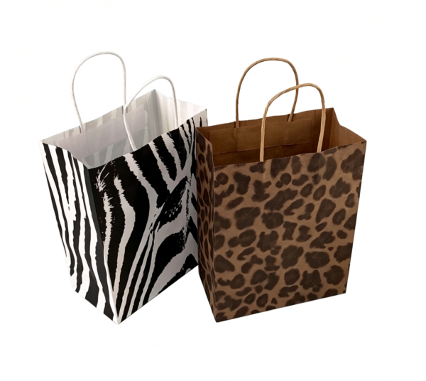 Custom-Animal-Print-Kraft-Paper-Gift-Bag