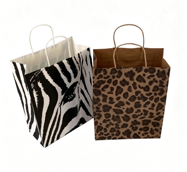Custom-Animal-Print-Kraft-Paper-Gift-Bag