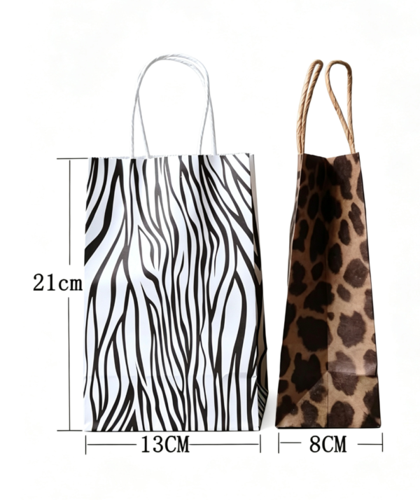 Custom-Animal-Print-Kraft-Paper-Gift-Bag