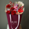 Custom-Flower-Bouquet-Paper-Bag-with-Ribbon-Handle