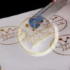 Custom PVC stickers with hot-stamping logo Custom-PVC stickers