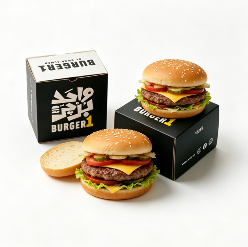 Custom Printed Burger Box