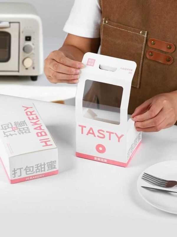 Custom Printed Clear Window Bakery Paper Box Custom-Printed-Clear-Window-Bakery-Paper-Box