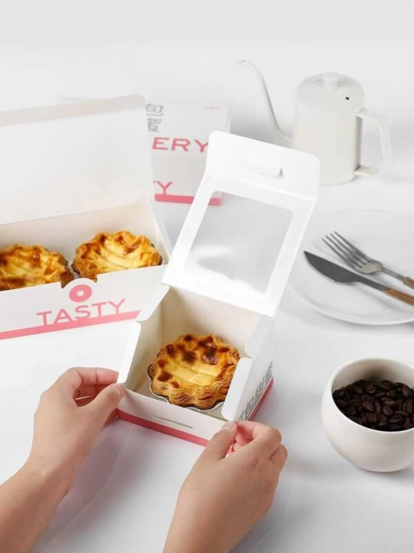 Custom Printed Clear Window Bakery Paper Box 2 Custom-Printed-Clear-Window-Bakery-Paper-Box