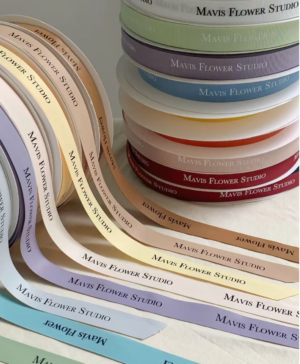 Custom Printed Ribbon with Logo 2 Custom Printed Ribbon with Logo