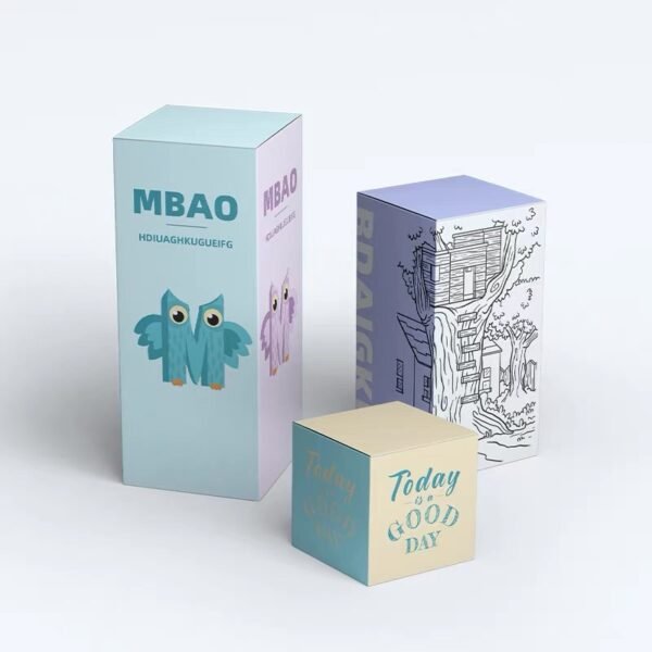Custom Product Packaging Boxes Printed retail folding carton packaging boxes