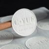 Custom stickers with embossed logo Custom-stickers