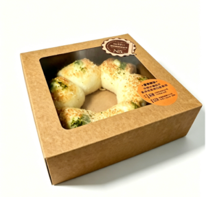 food grade custom printed packaging for flower sausage bread pastry cake