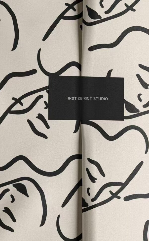 custom wrapping paper and custom sticker