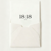 Thank you card and envelope