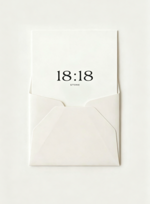 Thank you card and envelope