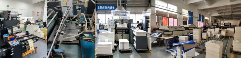 Factory packaging and manufacturing machines