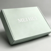 luxury-light-green-mailer-box-silver-foil-branding Custom printed tuck top mailer box with silver foil logo